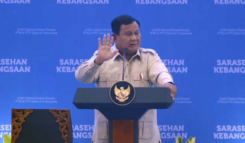 Prabowo: Hobi Saya Belajar Sejarah, Bangsa Maju karena Elite Mau Bekerja Sama