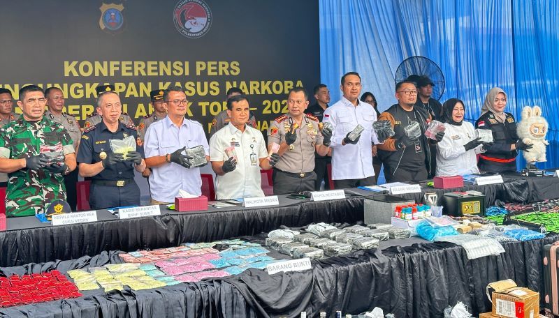 Kos Mewah di Medan Disulap Jadi Pabrik Vape Narkoba, Diduga Dikendalikan WNA