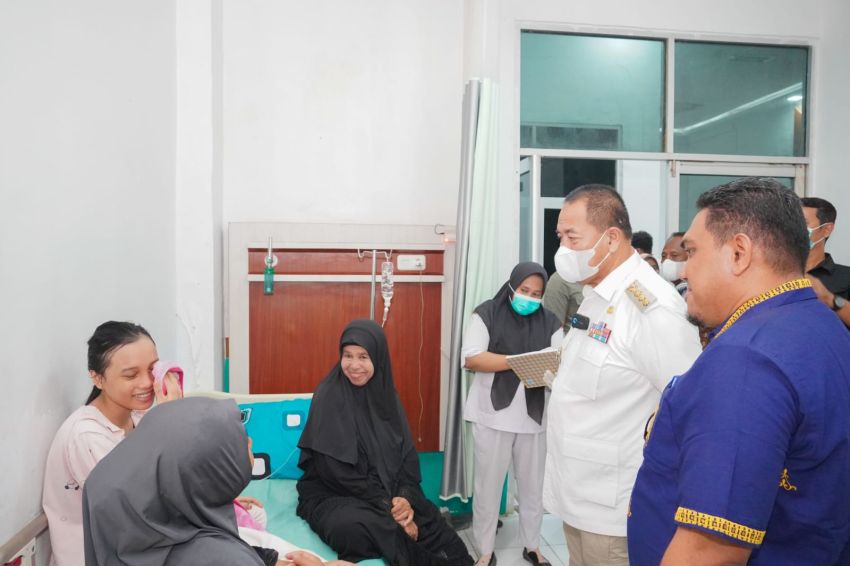 Pastikan Fasilitas dan Pelayanan Kesehatan Optimal, Bupati Batu Bara Tinjau RSUD H. OK Arya Zulkarnain