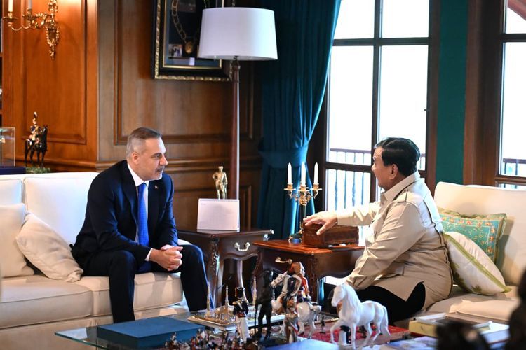 Prabowo Terima Menlu Turki di Hambalang, Bahas Palestina hingga Pemulangan WNI