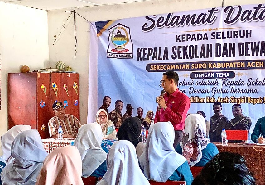 Jelang Tahun Ajaran Baru, Plt Kadis Pendidikan Aceh Singkil Ajak Kepala Sekolah dan Guru Tingkatkan Mutu Pendidikan
