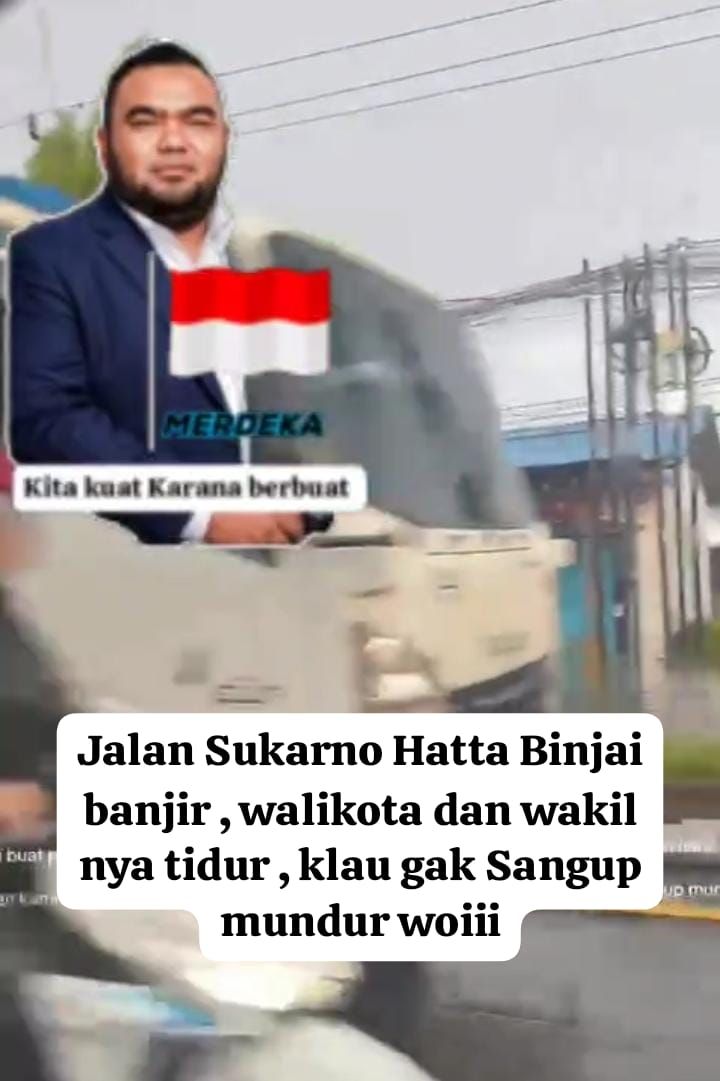 Banjir Berulang di Binjai, Tokoh Pemuda Desak Pemko Segera Benahi Drainase Jalan Sukarno Jaya