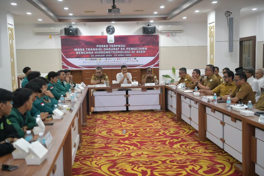 Sekda Aceh Ungkap Progres Pemulihan Pascabencana di Hadapan Mahasiswa, Rekonstruksi Terus Dipercepat