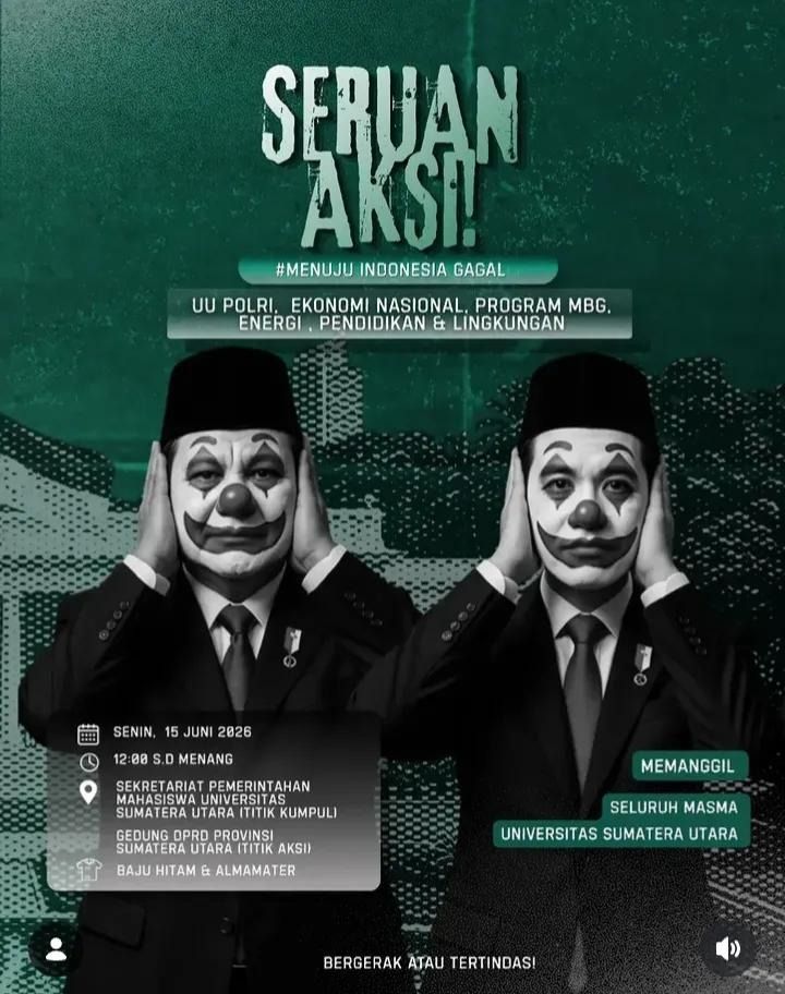 Aksi Mahasiswa Serentak 15 Juni 2026 Digelar di Jakarta, Medan, Semarang, dan Palembang: Ini Tuntutannya!