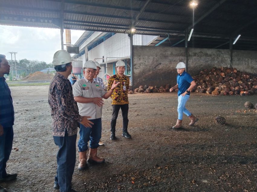 Disbunnak Tanjab Timur Sidak PKS, Pastikan Harga TBS Sawit Sesuai Ketetapan Pemerintah