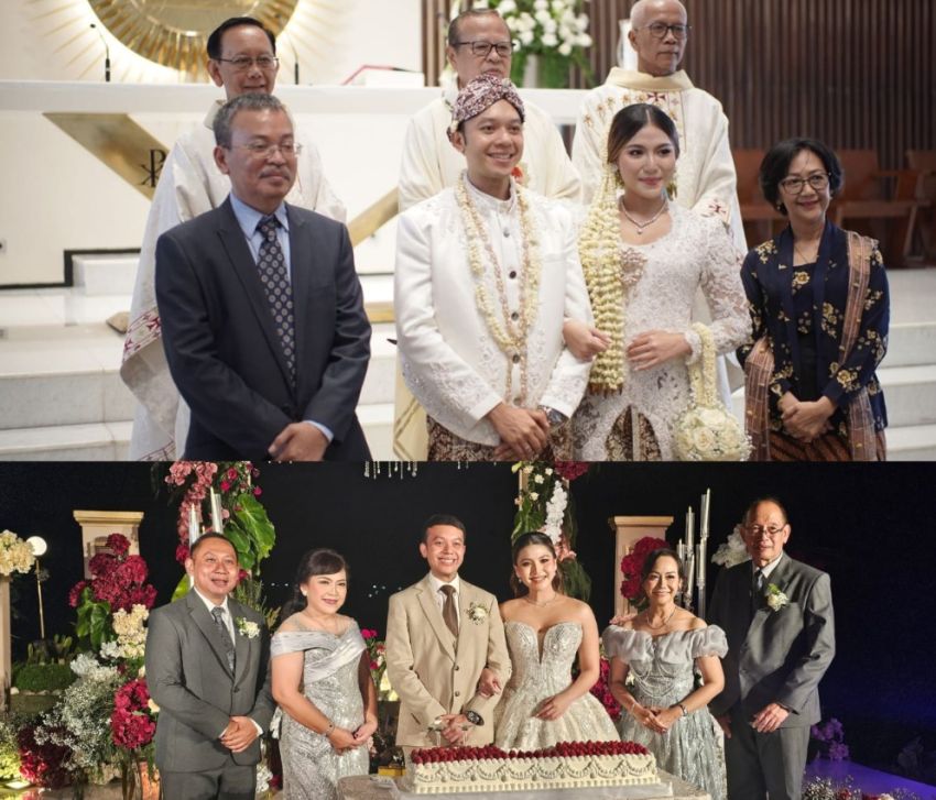 Uskup Agung Jakarta Pimpin Sakramen Perkawinan Carolus Raditya dan Klara Fidelia di Paroki Kalvari