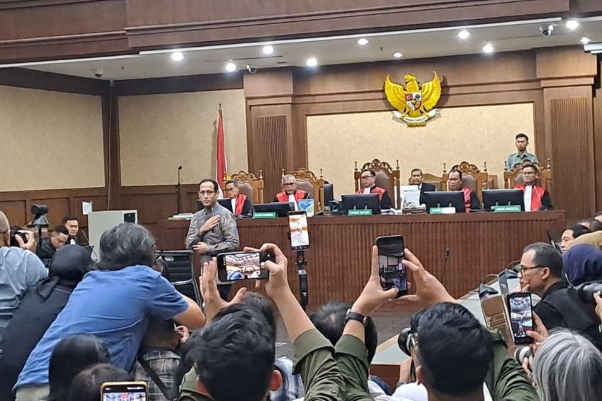 Nadiem Divonis 10 Tahun Penjara, Wajib Bayar Uang Pengganti Rp809,5 Miliar