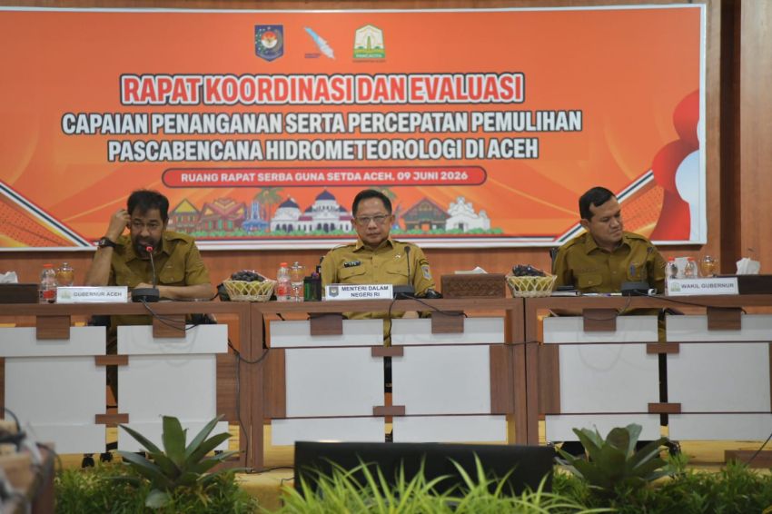 Di Depan Mendagri, Mualem Blak-blakan Soal Lambatnya Pemulihan Pascabencana Aceh: Sawah Masih Terbengkalai, Infrastruktur Rusak