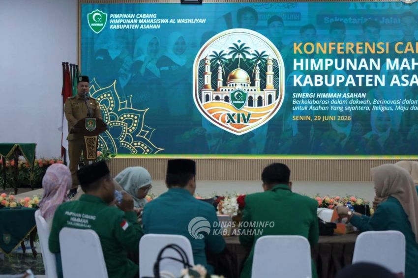 Wabup Rianto Hadiri Konfercab HIMMAH Asahan, Dorong Kader Jadi Penggerak Perubahan dan Beri Manfaat bagi Masyarakat