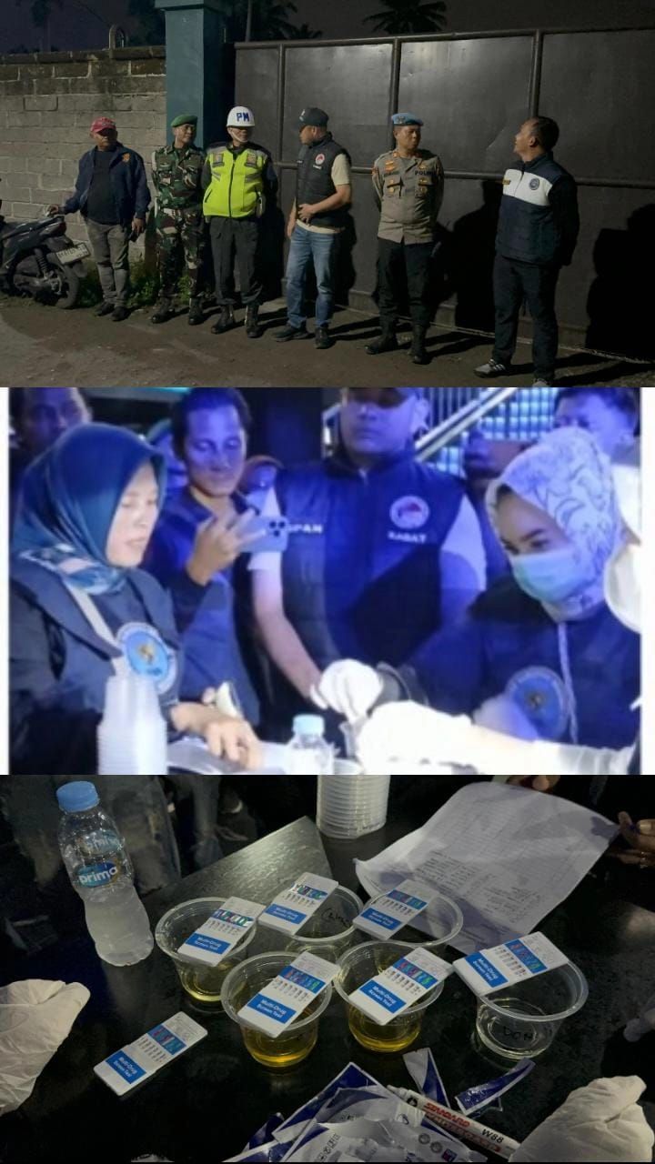Razia THM di Binjai, 8 Pengunjung Blue Night Jalani Tes Urin dan Hasilnya Negatif