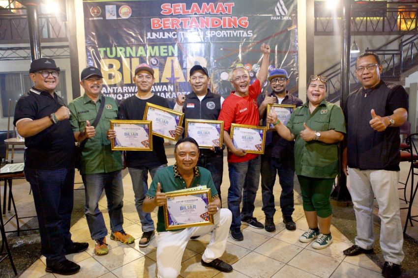 Rundy Hadiyanto Tampil Gemilang, Sabet Juara Turnamen Biliar Antarwartawan SIWO PWI DKI Jakarta 2026