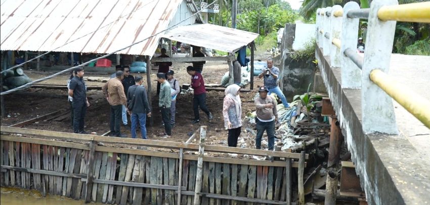 Menjaga Akses dan Keselamatan, Tanjab Timur Fokus Benahi Jembatan Mendahara