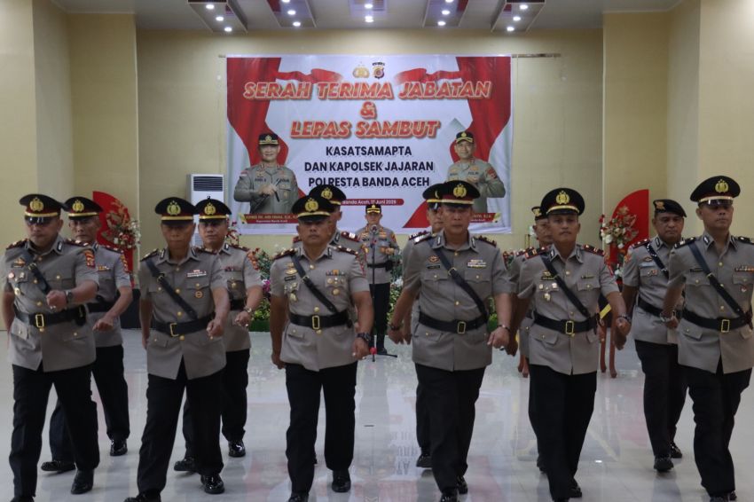 Rotasi Enam Pejabat Utama Polresta Banda Aceh, Kapolresta Dorong Pelayanan Presisi untuk Masyarakat