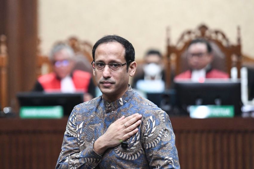 Divonis 10 Tahun, Nadiem Makarim Klaim Empat Hakim Tak Berani Tatap Matanya