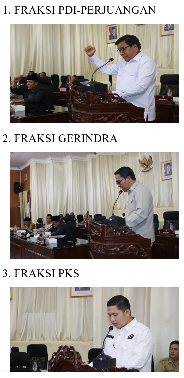 Enam Fraksi DPRD Batu Bara Sampaikan Pandangan Umum Ranperda Pertanggungjawaban APBD 2025, Soroti Kinerja hingga Nasib PPPK