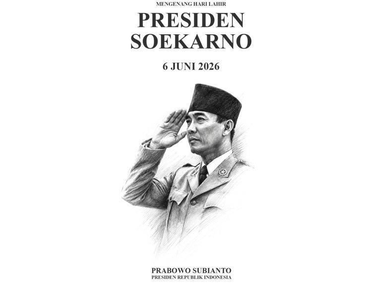 Prabowo Kenang Hari Lahir Bung Karno Lewat Unggahan Potret Sang Proklamator