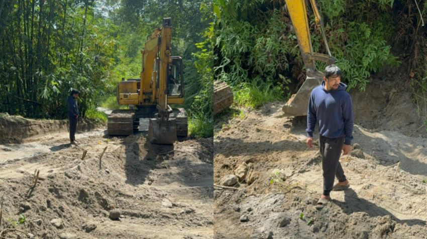 Petarung MMA Jeka Saragih Turun Tangan Perbaiki Jalan Rusak di Simalungun, Ini Respons Bobby Nasution