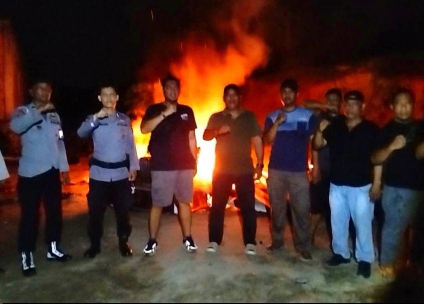 Usai Viral, Barak Narkoba di Labuhanbatu Dibakar Polisi: Ada yang Janggal, Tempat Musnah, Bandar ke Mana?
