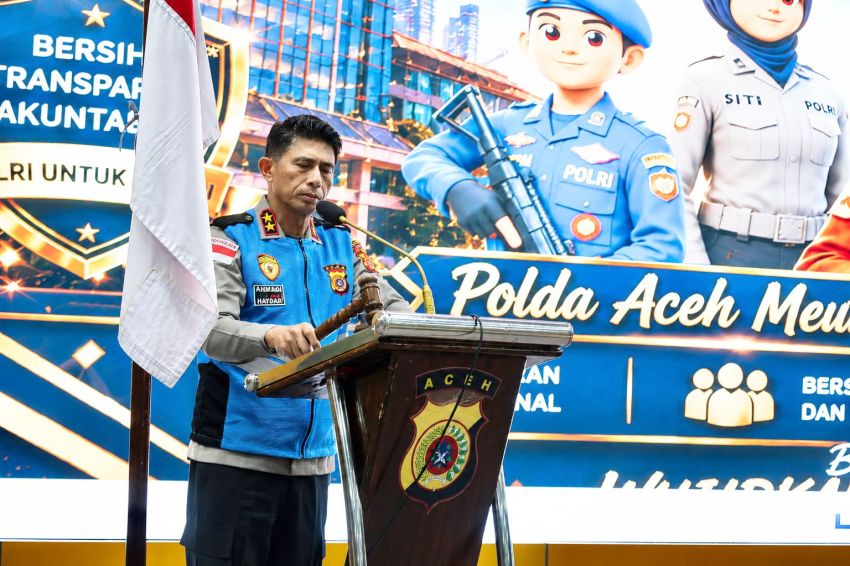 Polda Aceh Gelar Sidang Terbuka, Ratusan Peserta Lolos ke Rikkes Tahap II Polri 2026