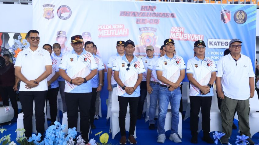 Sambut Hari Bhayangkara ke-80, Polda Aceh Gelar Turnamen Tenis Kapolda Cup 2026