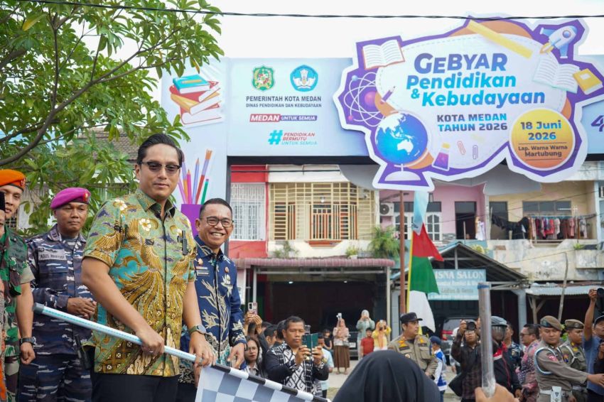 Gebyar Pendidikan Medan 2026, Rico Waas Yakin Anak Medan Lahir sebagai Generasi Juara