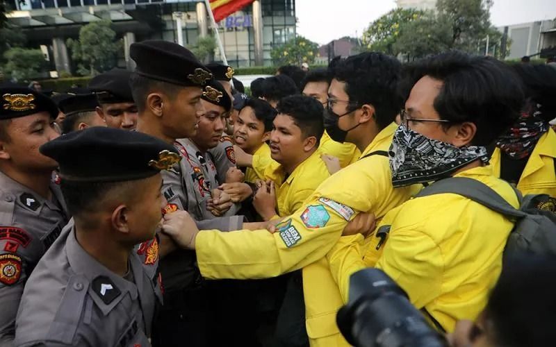 Polisi Klaim Tak Ada Surat Demo BEM UI, Lalu Mengapa Rekayasa Lalu Lintas Sudah Disiapkan Sehari Sebelumnya?