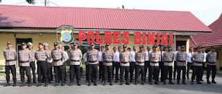 Kapolres Binjai Pimpin Sertijab Sejumlah PJU, Tekankan Profesionalisme dan Pelayanan Humanis