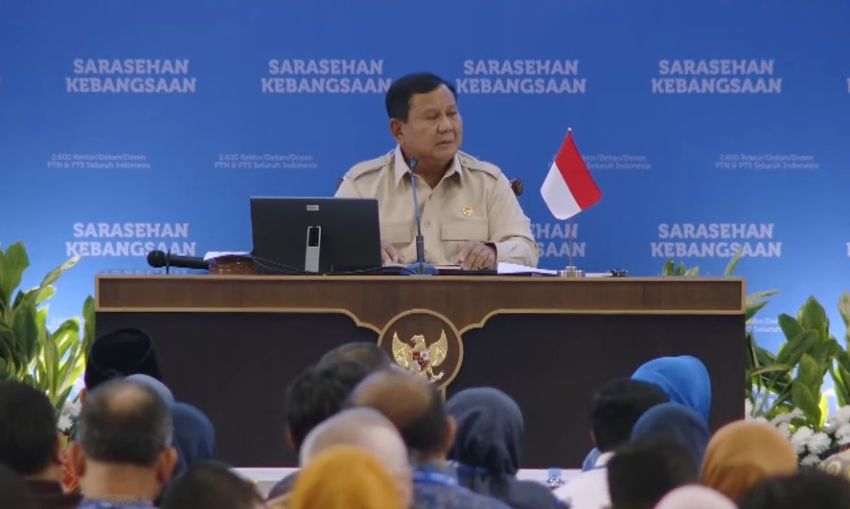 Prabowo: Jangankan Profesor, Usul Anak Desa Lewat TikTok Pun Saya Tindak Lanjuti