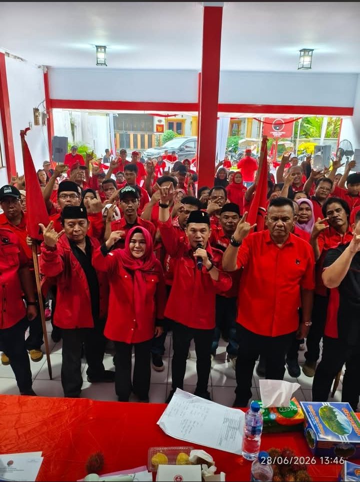 Arif Jaka Sona Resmi Pimpin PAC PDIP Binjai Utara, Siap Perkuat Mesin Partai Menuju Pemilu 2029