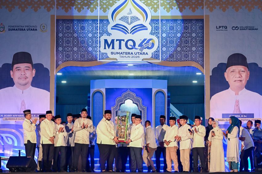 MTQ ke-40 Sumut Resmi Dibuka, Bobby Nasution Dorong Nilai Alquran Jadi Dasar Pembangunan dan Pelayanan Publik