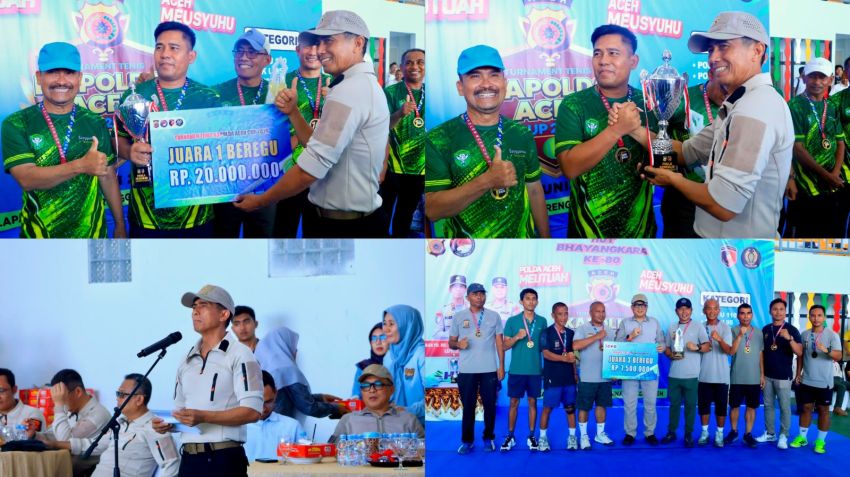 Libas 16 Tim, Kodam Iskandar Muda Rebut Gelar Juara Kapolda Aceh Cup 2026