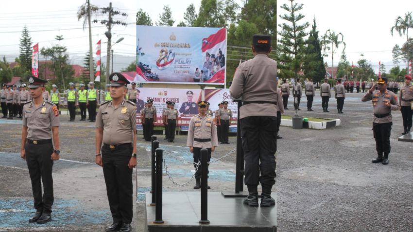 48 Personel Polres Bener Meriah Naik Pangkat, Kapolres Tekankan Profesionalisme dan Pengabdian