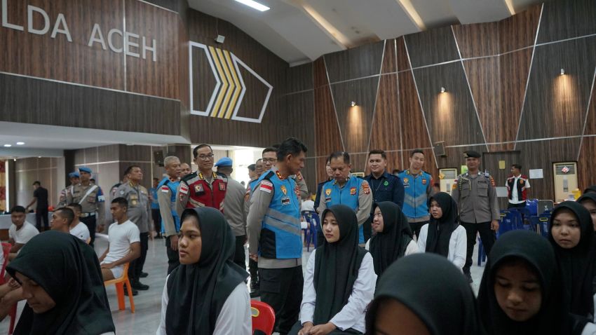 175 Calon Bintara Polri Jalani Pemeriksaan Kesehatan Tahap II di Polda Aceh
