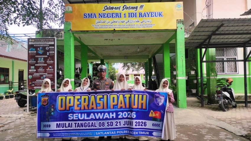 Satlantas Aceh Timur Cetak Generasi Pelopor Keselamatan Berkendara Jelang Operasi Patuh Seulawah 2026
