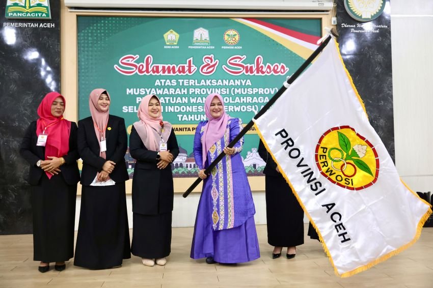 Mukarramah Fadhlullah Terpilih Aklamasi sebagai Ketua PERWOSI Aceh 2026&ndash;2030, Fokus Perkuat Olahraga dan Gaya Hidup Sehat Perempuan