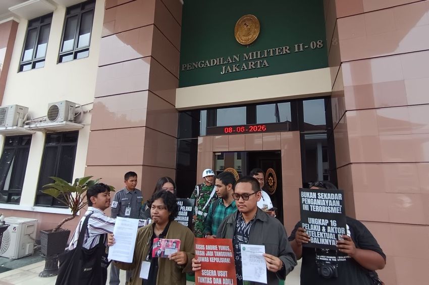 Jelang Vonis Kasus Andrie Yunus, TAUD Khawatir Barang Bukti Dimusnahkan Pengadilan Militer