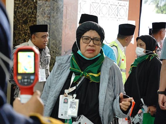 360 Jemaah Haji Kloter 1 Debarkasi Medan Tiba di Tanah Air dengan Selamat
