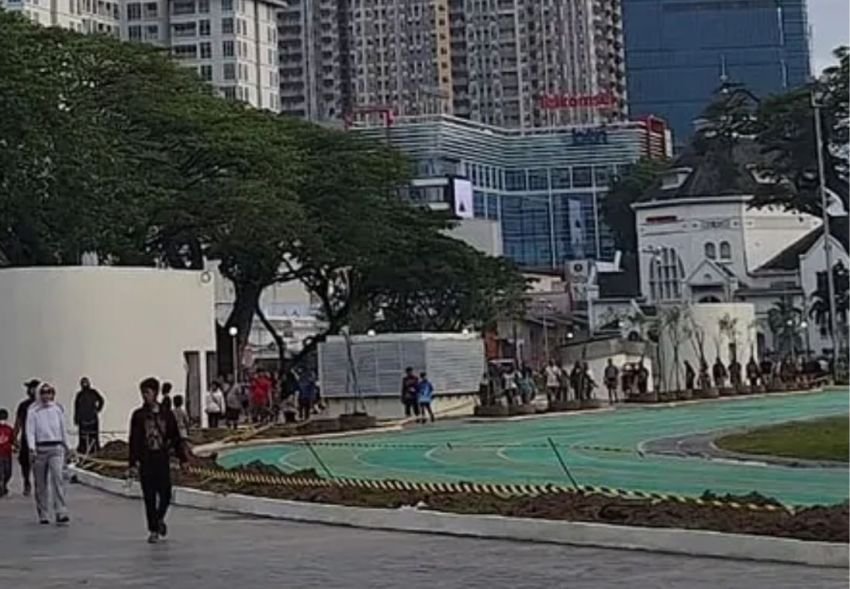 Revitalisasi Lapangan Merdeka Medan Belum Rampung, Kadis PKPCKTR Pilih Bungkam: No Komen