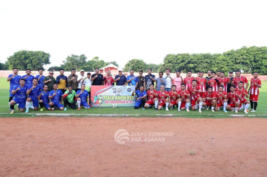 Bupati Asahan Resmi Buka Turnamen Sepak Bola HUT Bhayangkara ke-80, 16 Tim Siap Berlaga