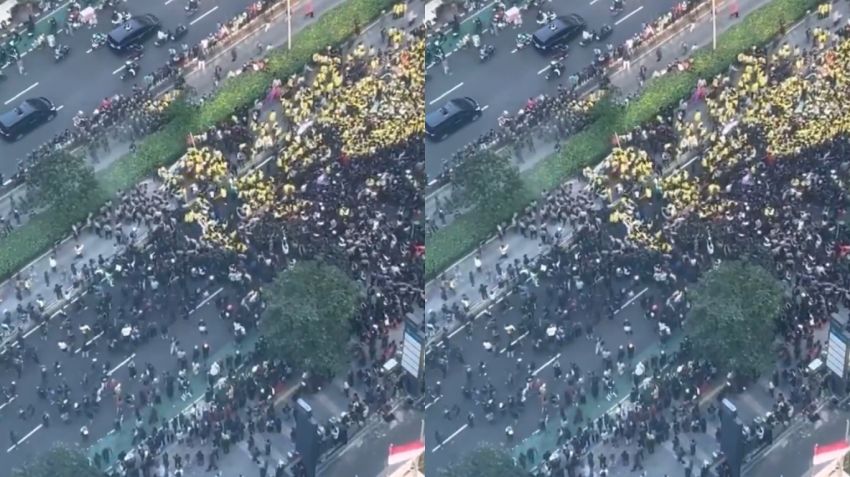 TNI Turut Amankan Aksi Mahasiswa di Bundaran HI, Ini Penjelasan Polda Metro Jaya