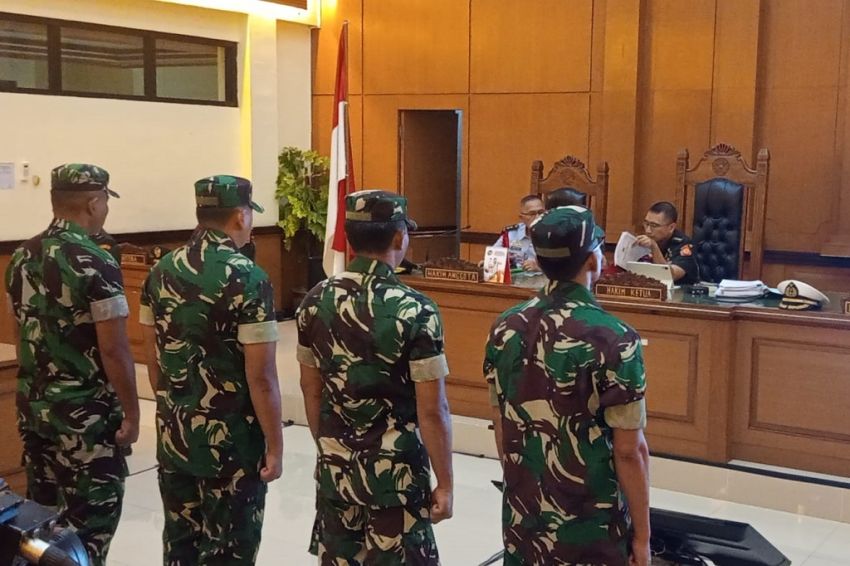 4 Prajurit TNI Divonis 1,5 hingga 3 Tahun Penjara dalam Kasus Penyiraman Air Keras ke Aktivis KontraS