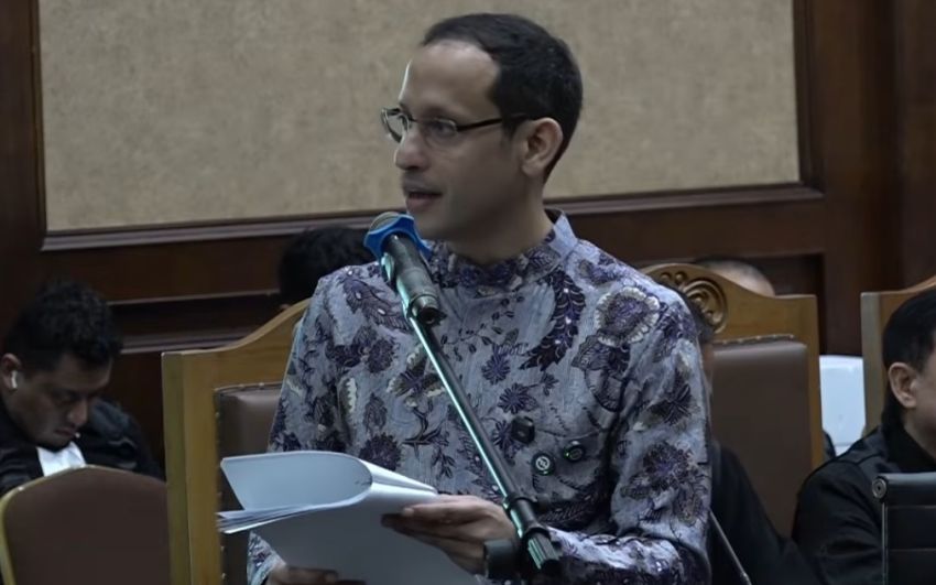 Bacakan Pleidoi, Nadiem Makarim: Terima Kasih Prabowo, Jokowi, SBY, dan Megawati
