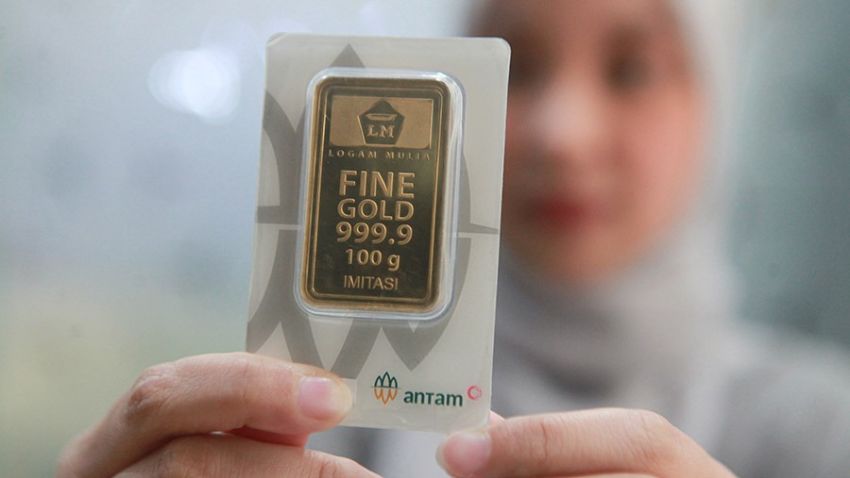 Emas Antam Belum Bergerak, Harga 1 Gram Tetap Rp2,668 Juta di Awal Pekan