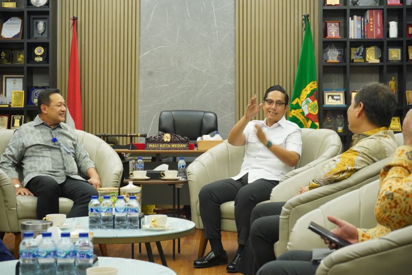 Rico Waas Terima Audiensi MNC Group, Bahas Peluang Kerja Sama Promosi Pembangunan Kota Medan