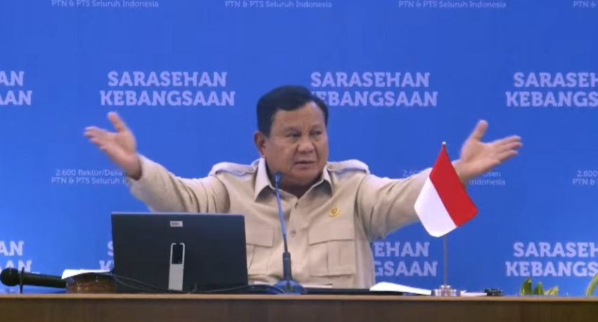 Prabowo: Kampus Harus Jadi Tempat Adu Gagasan, Bukan Arena Pertentangan