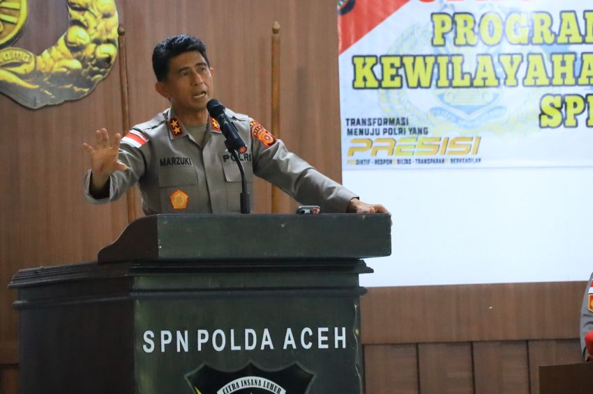 Kapolda Aceh Tinjau SPN Seulawah, Tekankan Peningkatan Kompetensi Peserta Prolat Kewilayahan 2026