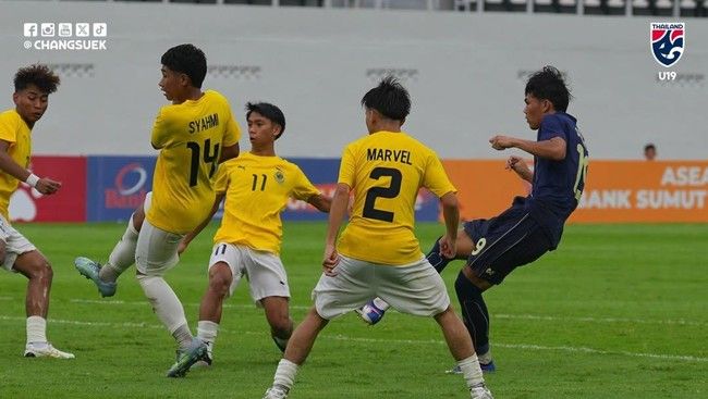 Thailand U-19 Hancurkan Brunei 9-0 di Piala AFF U-19, Dominasi Sejak Menit Awal