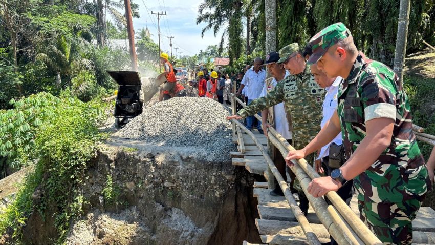 Satgas PRR Kawal Pembangunan Jembatan Permanen, Akses Warga Simalungun Segera Pulih