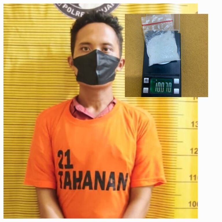 Satresnarkoba Polres Binjai Tangkap Terduga Pengedar Sabu 10,07 Gram Lewat Operasi Undercover Buy