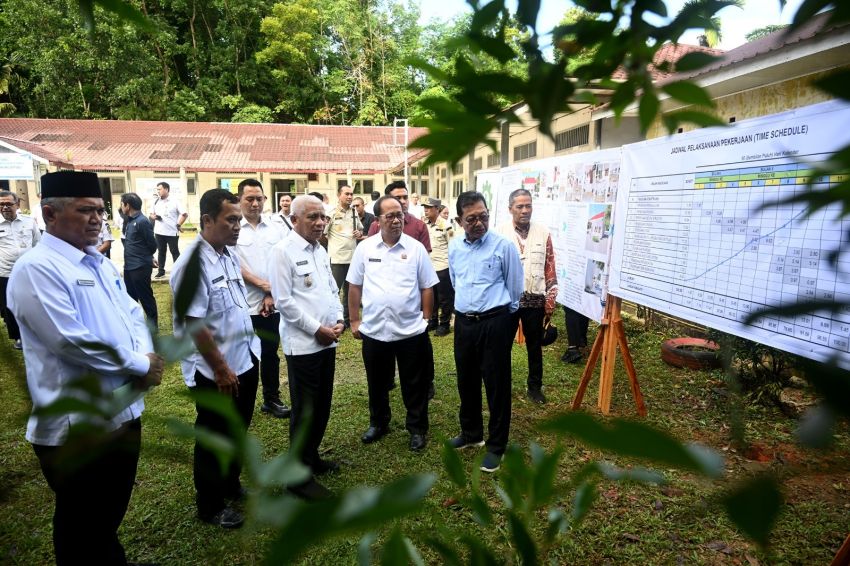 Pemprov Sumut Bangun Ruang Kelas Baru di SMK Kepulauan Nias, Ini Pesan Wagub Surya